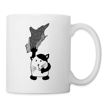 Zerreißende Liebe -Cutie - Tasse - Weiß - Rechts