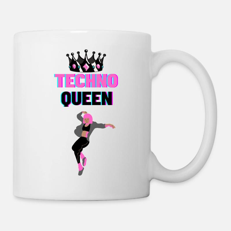 Techno Queen - Mug - white