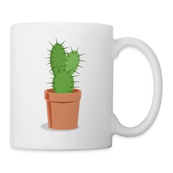 Pieksiger Kaktus - Tasse - Weiß - Rechts