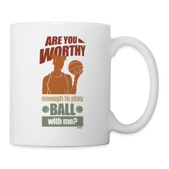 cool basketball saying - Mug - white - Right
