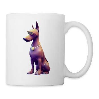 Doberman - Mug blanc - blanc - Droite