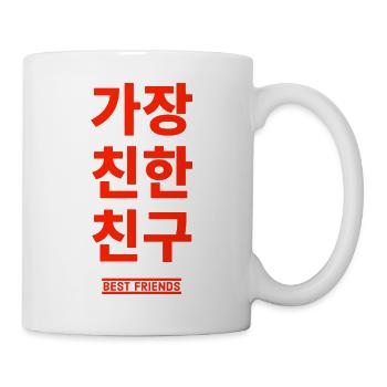 Coréen - Mug blanc - blanc - Droite