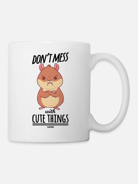 Meerschwein Hamster - Tasse - Weiß