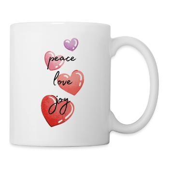 Peace Love Joy - Mug - white - Right