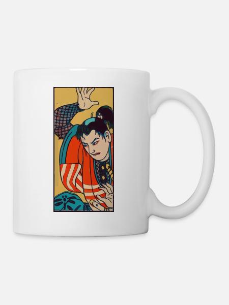 Samurai - Tasse - Weiß