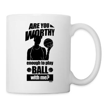 Basketball drôle de dicton - Mug blanc - blanc - Droite