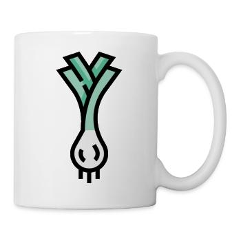 Leek Icon - Mug - white - Right