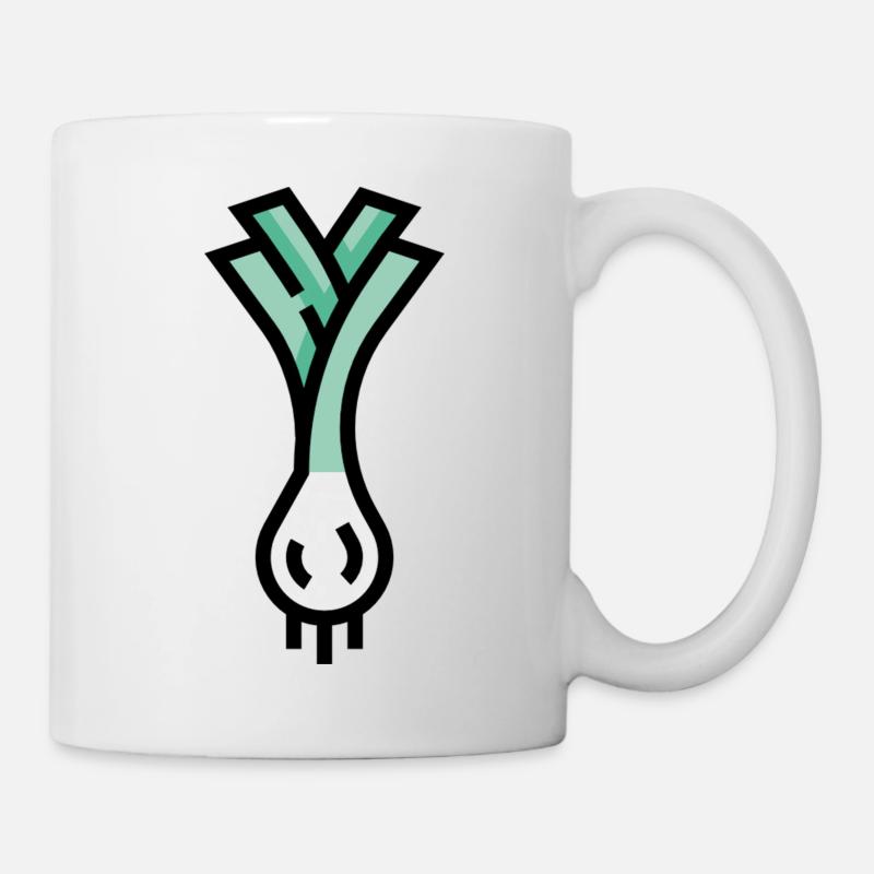 Leek Icon - Mug - white