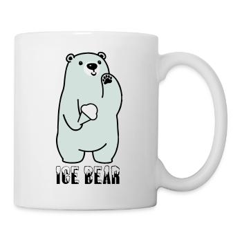 Ice Bear - Tasse - Weiß - Rechts