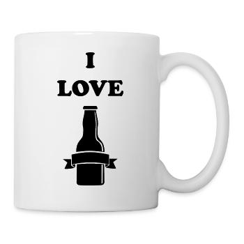Beer Wine Whiskey Spirits Alcohol - Mug - white - Right