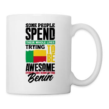 Béninois Bénin Drapeau Béninois Citation - Mug blanc - blanc - Droite