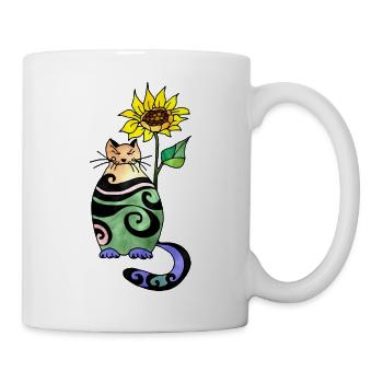 Cat - Mug - white - Right