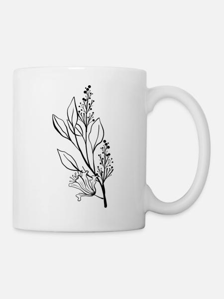Fleuriste Fleur Plante Nature Jardinier - Mug blanc - blanc