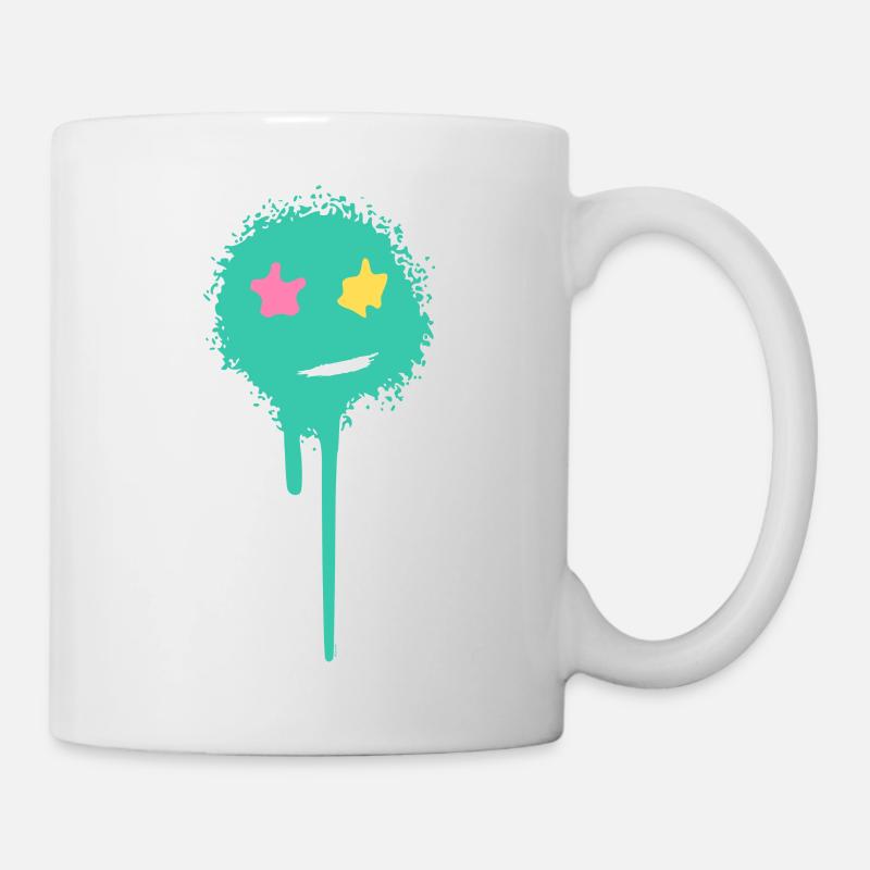 Paint stain - Tasse - Weiß