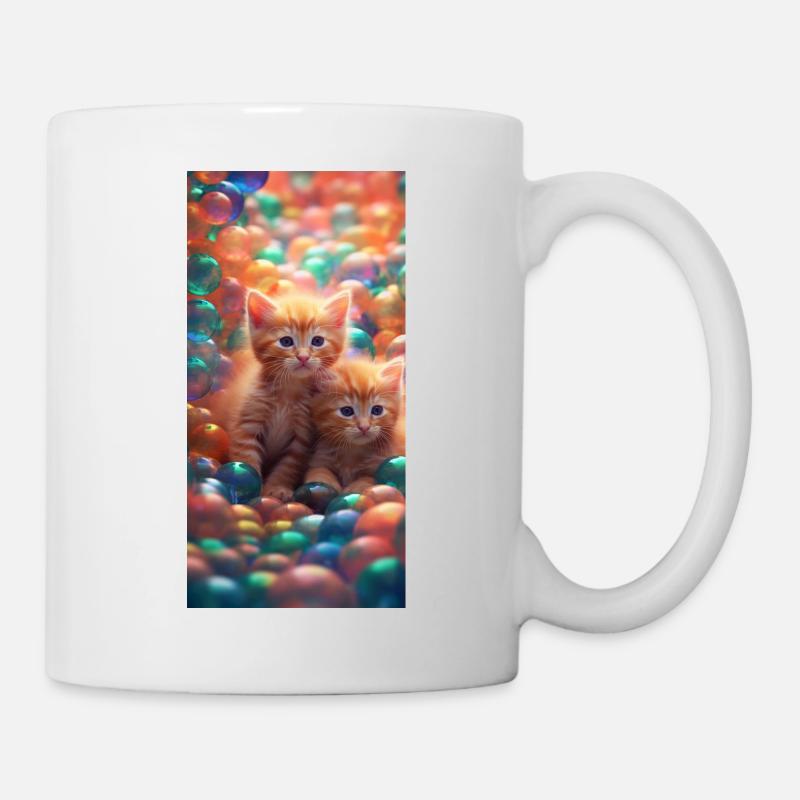 Cute kitties - Mug - white