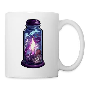 Mystic Candle Bottle Drawing - Mug - white - Right