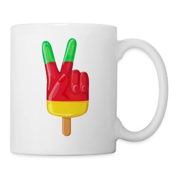 Fingereis Peace - Mug - white - Right
