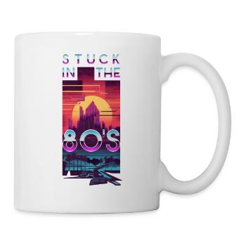 Retro Synthwave Sunset - Mug - white - Right