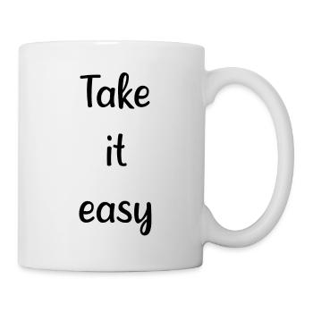 Take it easy - Mug - white - Right