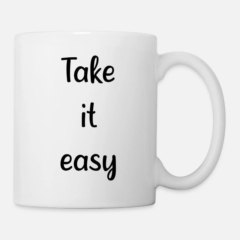 Calme-toi - Mug blanc - blanc