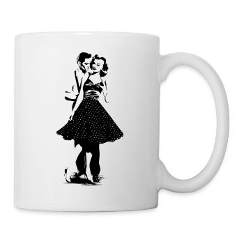 Tanzpartner - Tasse - Weiß - Rechts