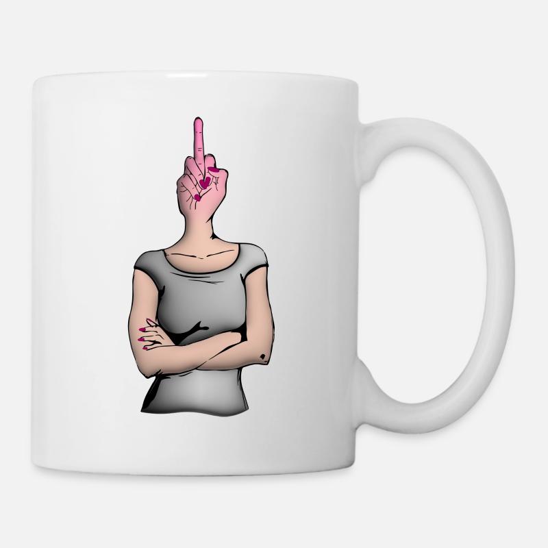 Face fist - Mug - white