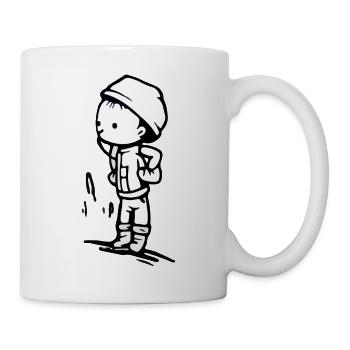 Eric Straßenkunst - Tasse - Weiß - Rechts
