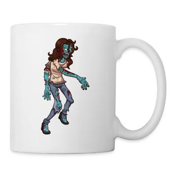 Walking Zombie - Mug - white - Right
