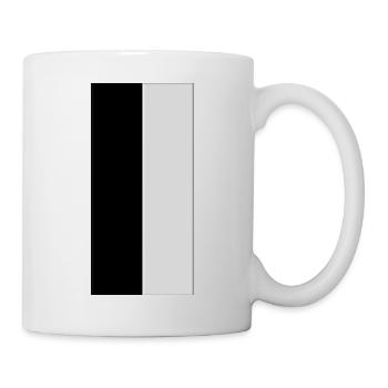 Couleurs Noir & Blanc - Mug blanc - blanc - Droite