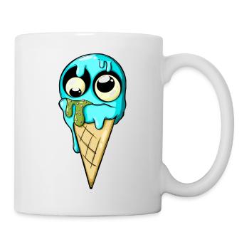wenn dem Eis schlecht ist. - Tasse - Weiß - Rechts