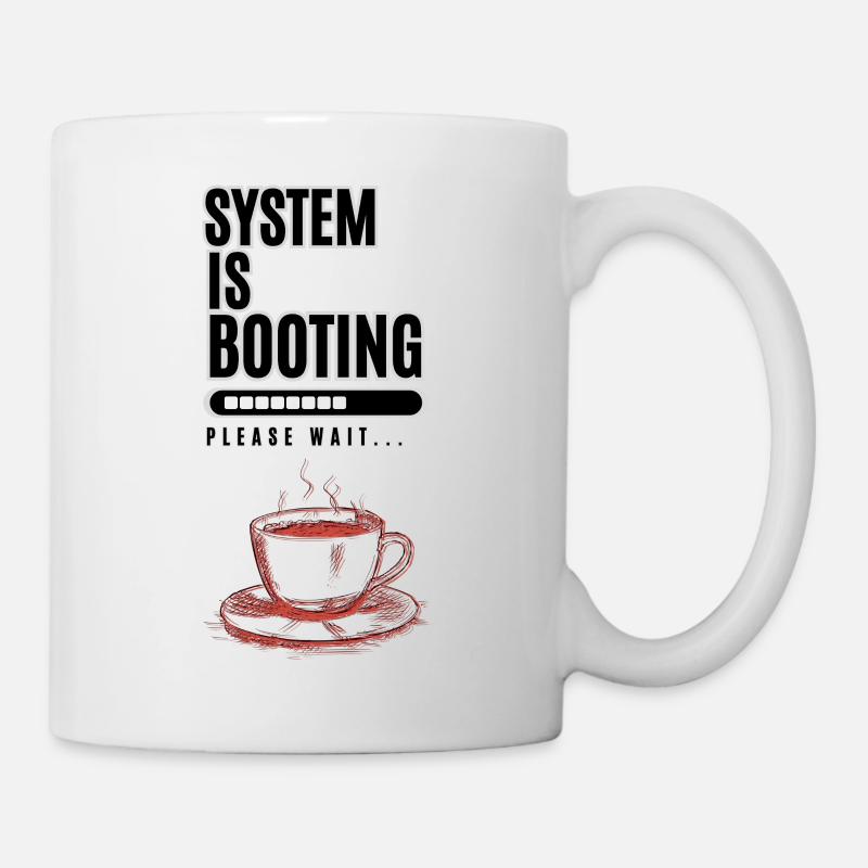 Le système démarre - Mug blanc - blanc