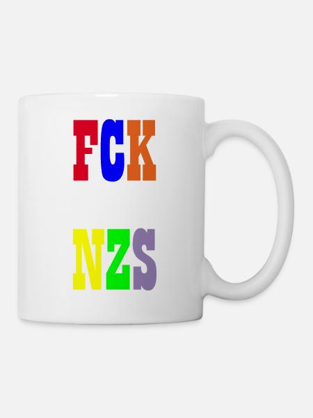 FCK NZS - Tasse - Weiß