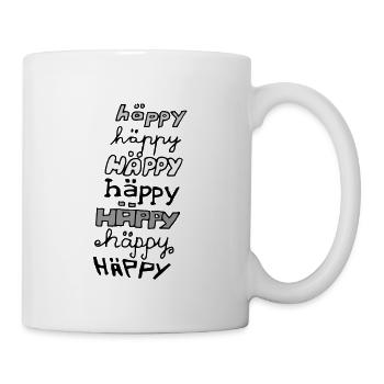 Häppy - Tasse - Weiß - Rechts