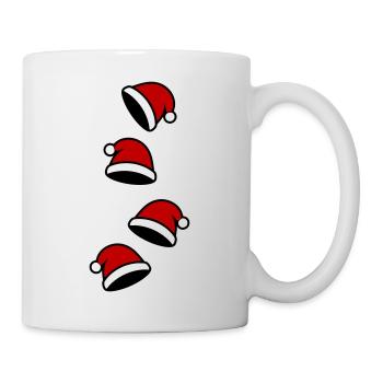 Chapeau de Père Noël Noël - Mug blanc - blanc - Droite