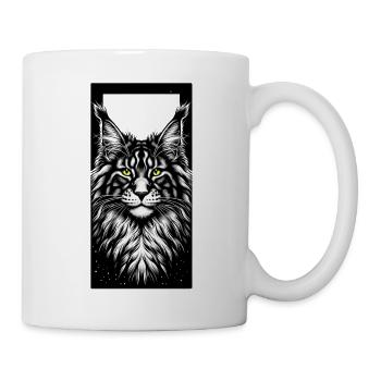 Cat face - Mug - white - Right