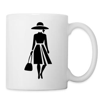 Un style de femme chic - Mug blanc - blanc - Droite