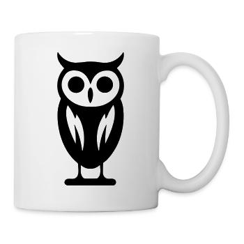 Petite chouette - Mug blanc - blanc - Droite