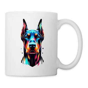 Painted Dog four - Tasse - Weiß - Rechts