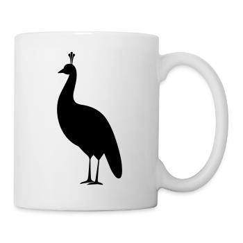 Petit paon - Mug blanc - blanc - Droite