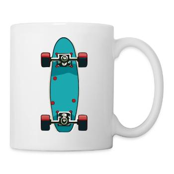 Skateboard - Mug blanc - blanc - Droite
