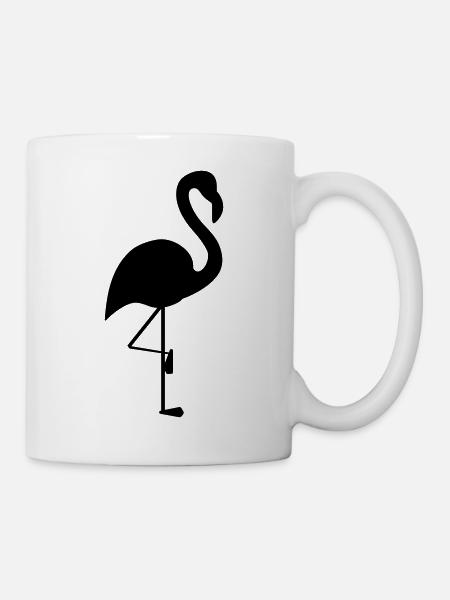 flamingo design - Tasse - Weiß
