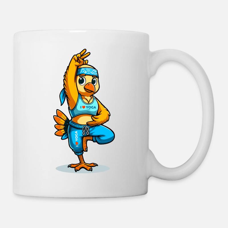 J’AIME LE YOGA 1 - Mug blanc - blanc