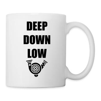Deep down low - Tasse - Weiß - Rechts