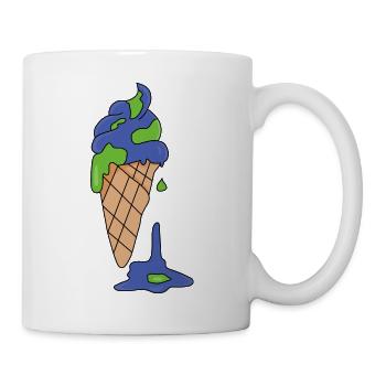 Eis Klimawandel - Tasse - Weiß - Rechts