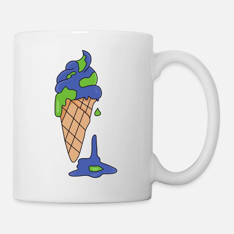 Eis Klimawandel - Tasse - Weiß