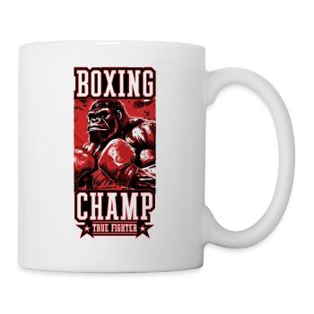 Gorilla Boxer Kämpfer Beast Boxing Champ - Tasse - Weiß - Rechts