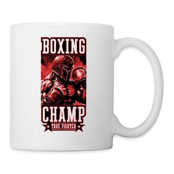 Spartaner Boxer Kämpfer Gladiator Boxing Champ - Tasse - Weiß - Rechts