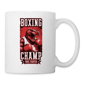 Alligator Boxer Kämpfer Beast Boxing Champ - Tasse - Weiß - Rechts