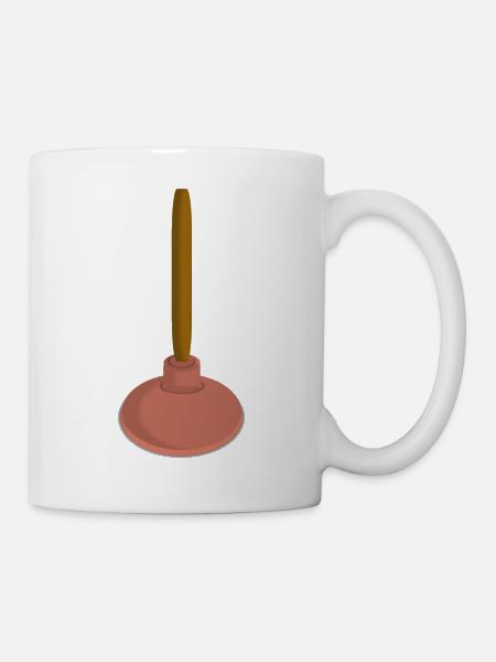 Kolben - Tasse - Weiß