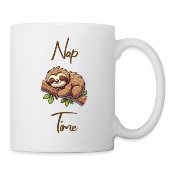 Nap time Schlafenszeit Faultier - Tasse - Weiß - Rechts